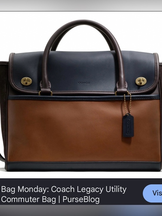 Coach Other - Coach legacy utility flap commuter bag unisex